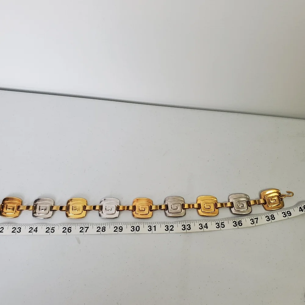 Belt Silver and Gold Tone